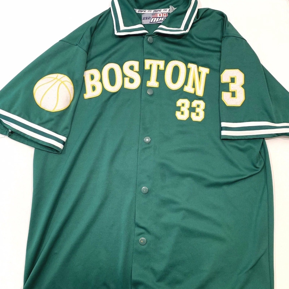 212 NYC Boston 33 Basketball Warmup Jacket Mens XL